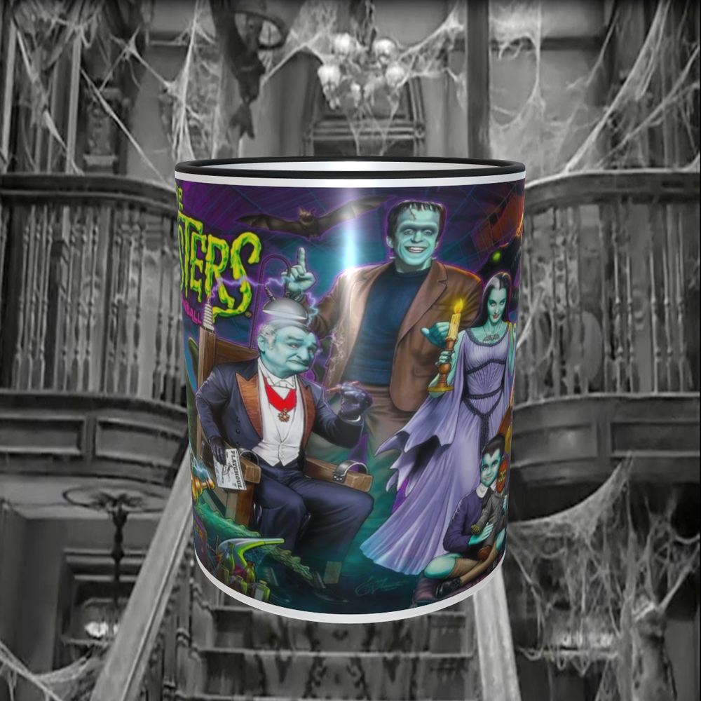 Munsters Pinball Marque 11oz Ceramic Coffee Mug  NEW!