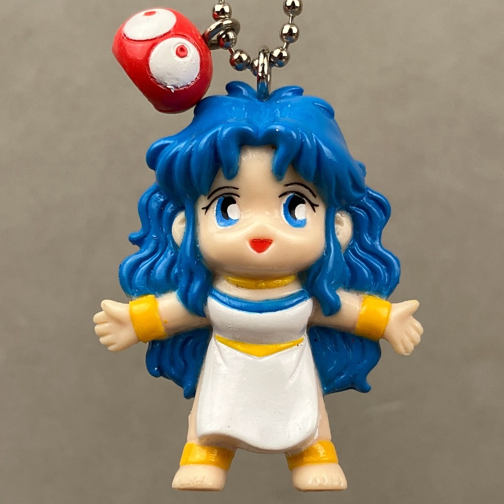 1995 Banpresto Puyo Puyo Rulue Swing Mascot Keychain Figure Japan Import