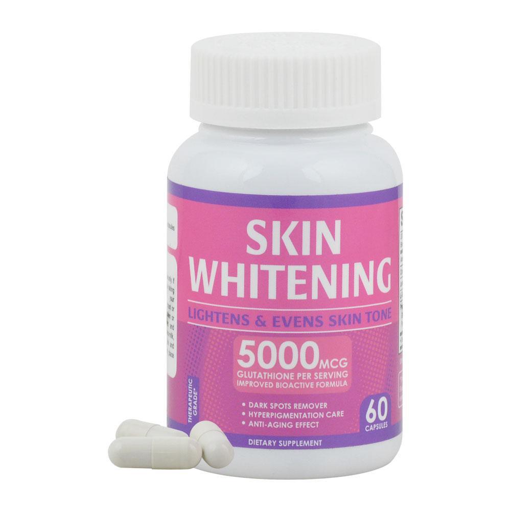 Glutathione 5000mcg Whitening Pills for Skin Brightening Antioxidant Immune and Anti-Aging Support