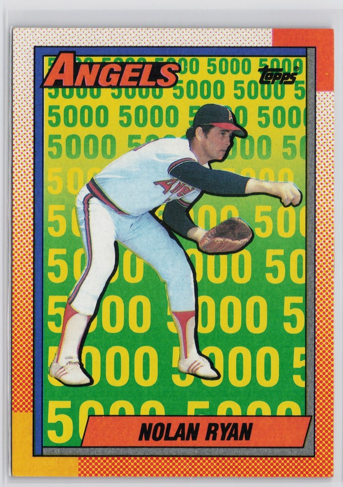 Nolan Ryan 1990 Topps #3 California Angels