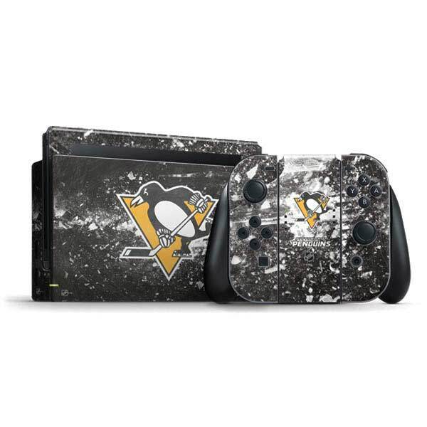 NHL Pittsburgh Penguins Nintendo Switch Bundle Skin - Pittsburgh Penguins Frozen
