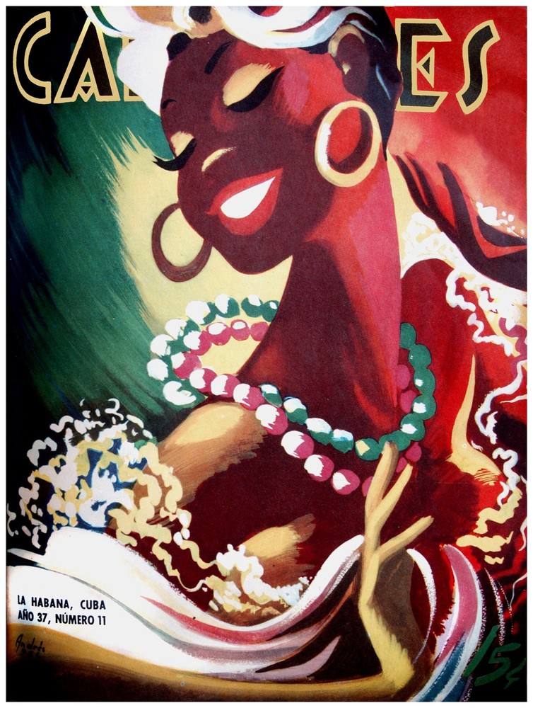 7661.Decoration Poster.Home Room wall design art print.Black rumbera happy dance