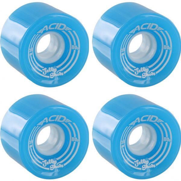 Acid Chemical Wheels Jelly Shots Skateboard Wheels - 59mm 80a (Set of 4)-image