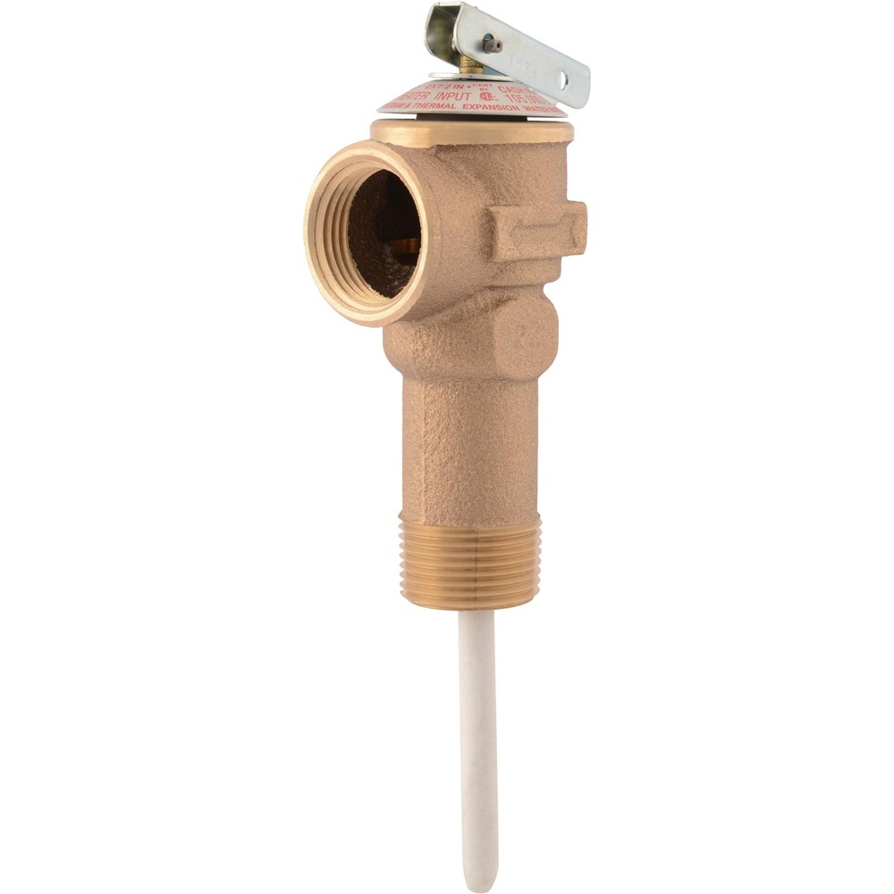 3/4 Inch NCLX-5L Brass Push Connect Temperature Pressure Relief Valve