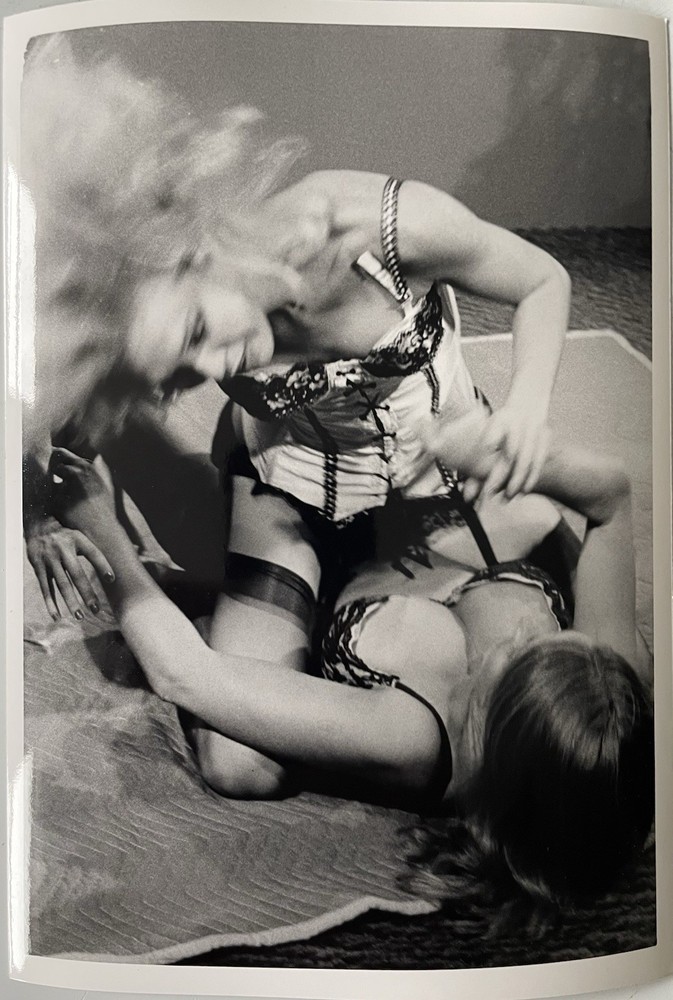 Triumph Studios Vintage Photo Female Wrestling Sexy Women Catfight Lingerie 5x7
