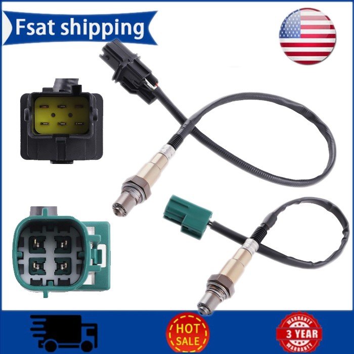2PCS Upstream+Downstream Oxygen O2 Sensor For Nissan Sentra 1.8L 2003-2006