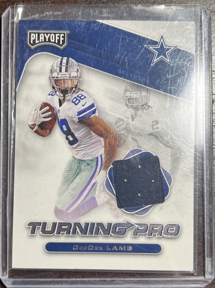 2020 Panini Playoff - #TP-7 Turning Pro Memorabilia CeeDee Lamb patch