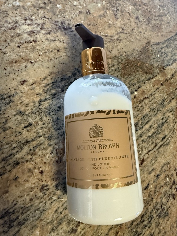 Molton Brown Vintage Elderflower Hand Lotion 300ml 10oz Rare Scent