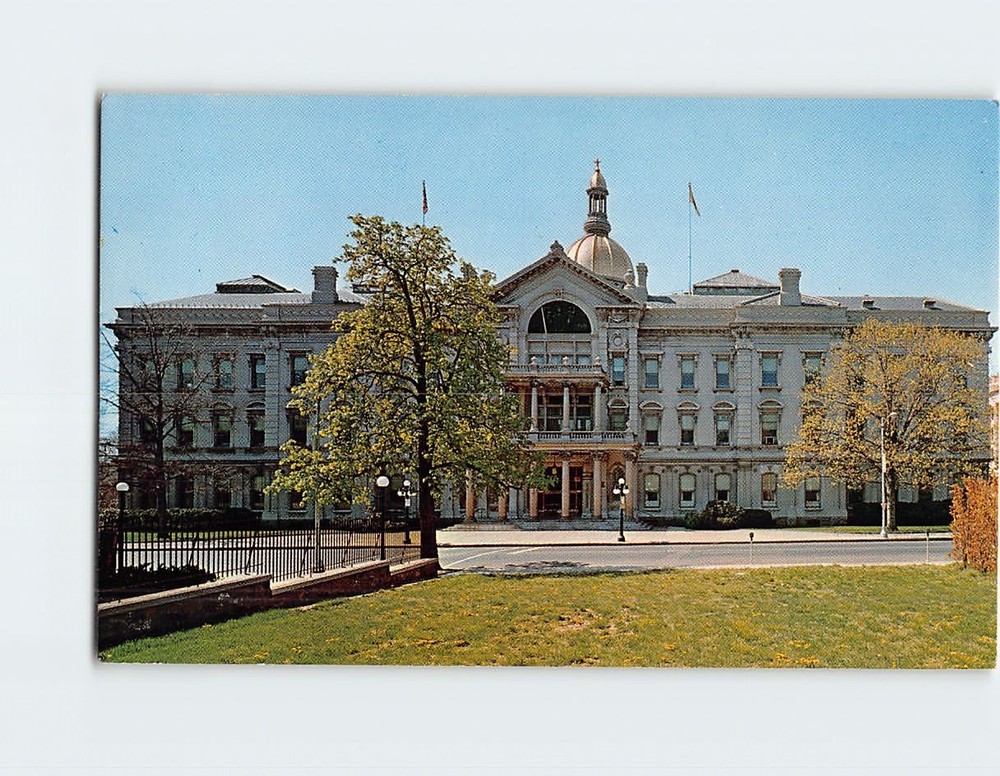 Postcard State House Capitol Building Trenton Mercer County New Jersey USA