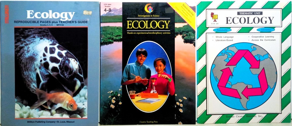 Lot of 3 Ecology Workbooks - Reproducible (PB)