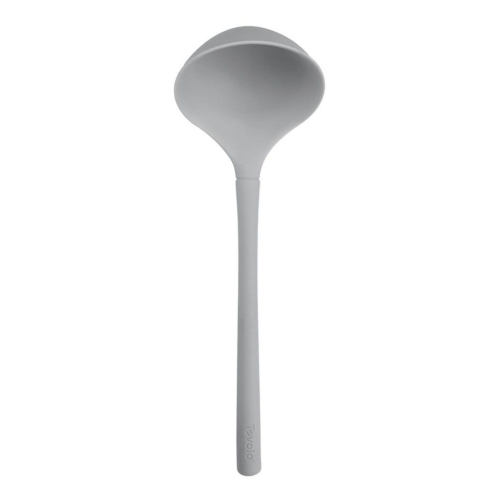 Silicone Ladle Heat Resistant BPA Free Oyster Gray Tovolo Flex Core Deep Soup