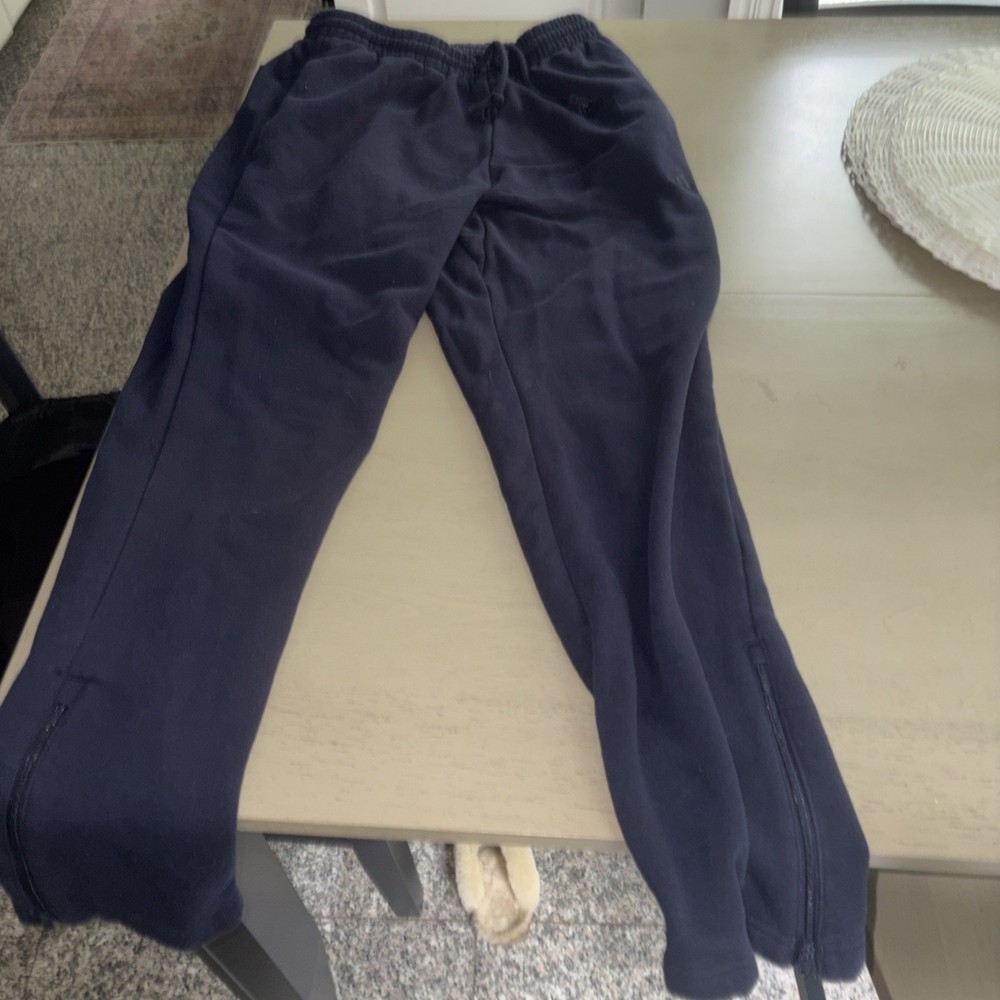 adidas Essentials Mens Pants - Size Small, Navy