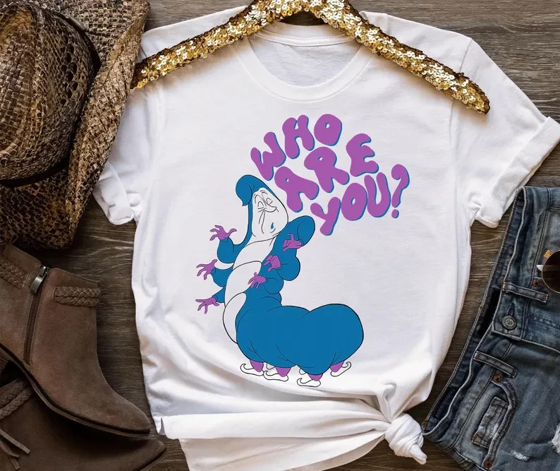 Alice In Wonderland Caterpillar Who Are You T-shirt, Family Matching Shirt
