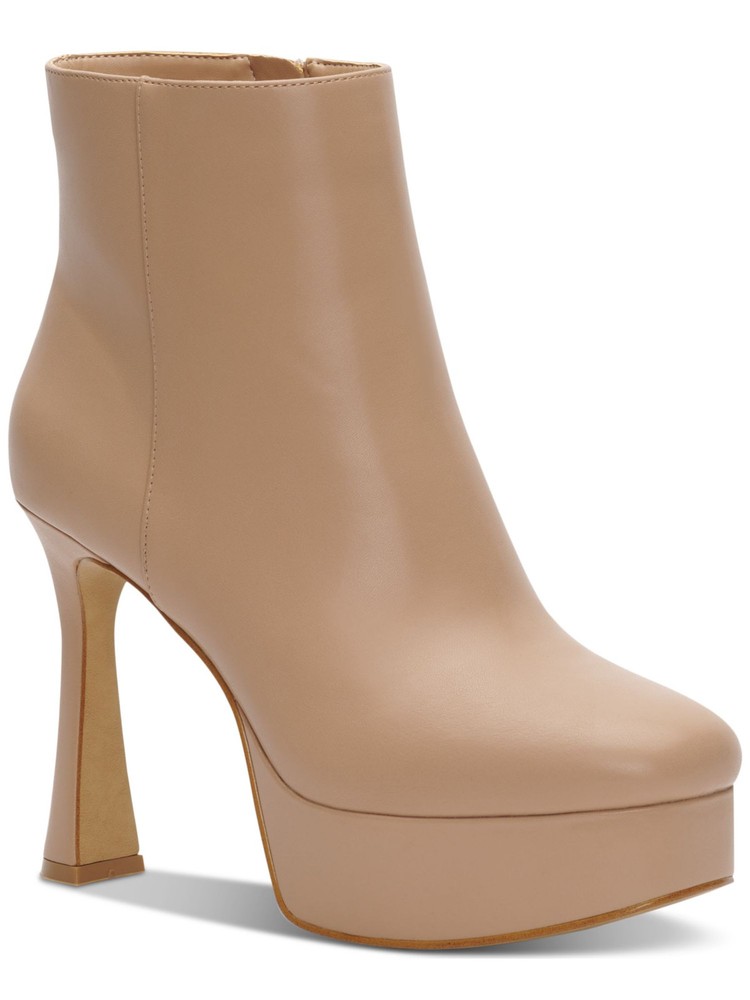 Botines de aguja INC para mujer beige 1-1/2