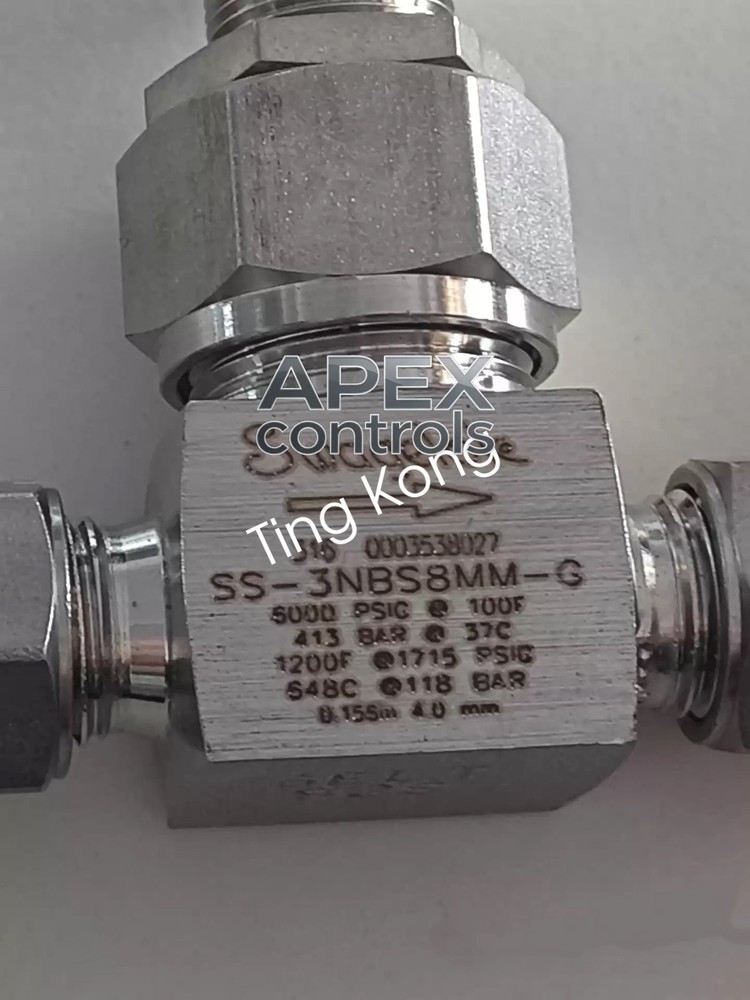 1PCS Brand New Swagelok SS-3NBS8MM-G Needle Valve via FedEx or DHL