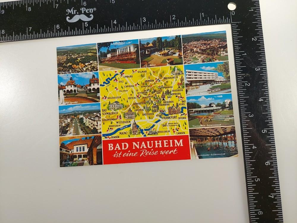 Postcard Bad Nauheim Germany Multi-view