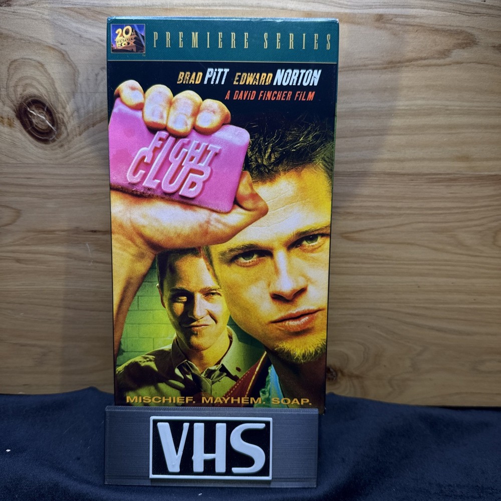Fight Club (VHS, 2000) * Buy 2 Get 1 Free - Bundle Shipping Discount