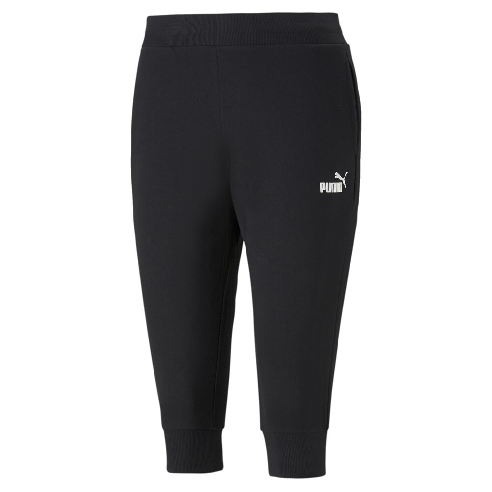 Puma Ess Capri Sweatpants Tr Womens Black Casual Athletic Bottoms 58682601