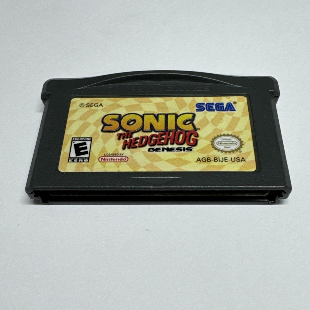 Sonic The Hedgehog Genesis (Nintendo Gameboy Advance GBA) Video Game Cart Only