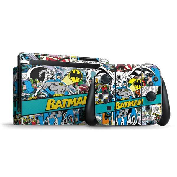 DC Comics Batman Nintendo Switch Bundle Skin - Batman Comic Book
