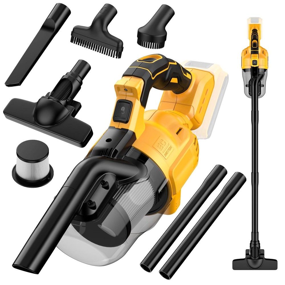 Powerful 100AW Cordless Handheld Vacuum for Dewalt 20V Battery