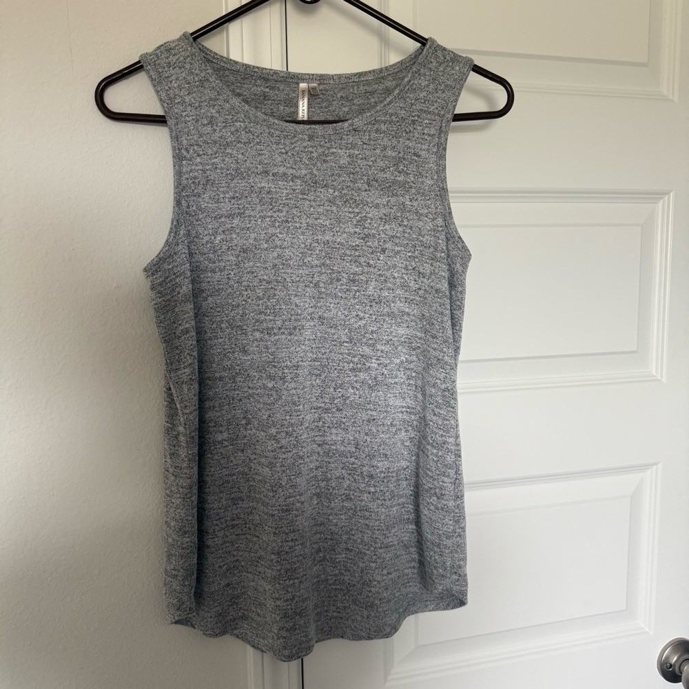Women's Banana Republic Gray Sleeveless Tank