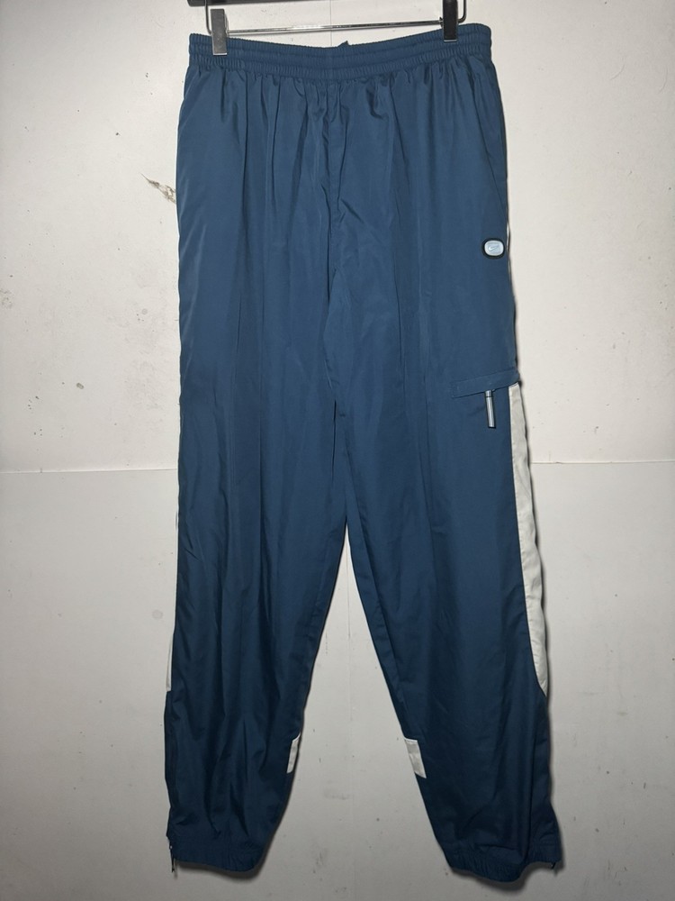 Vintage Nike Y2K track pants blue Size-L