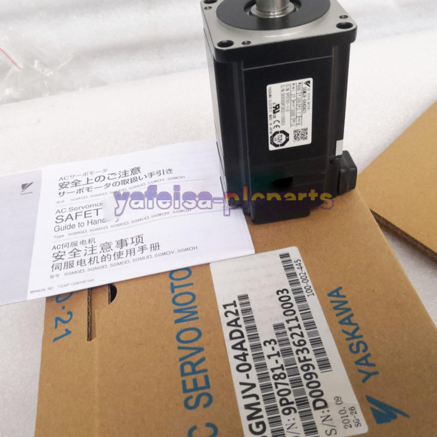 one Yaskawa SGMJV-04ADA21 Servo Motor New