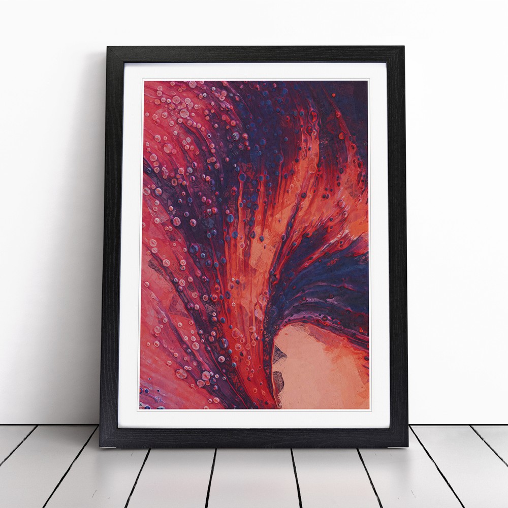 Land Of Plenty Abstract Wall Art Print Framed Canvas Picture Poster Decor