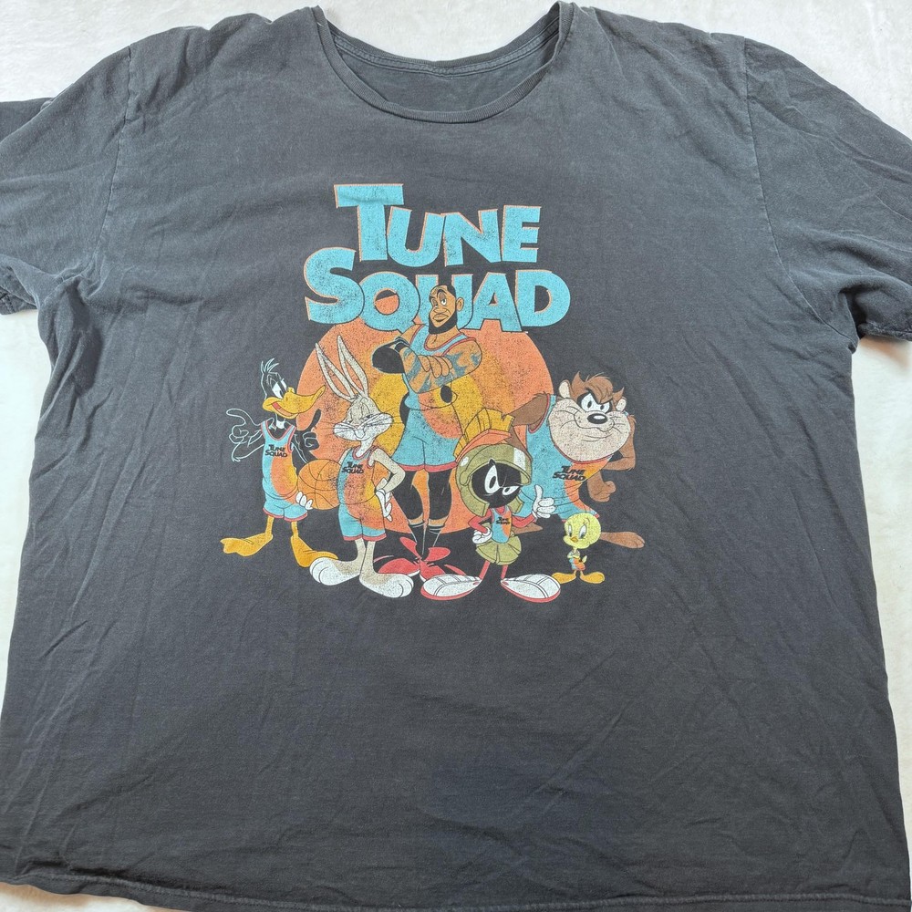 Space Jam Tune Squad Shirt Mens Extra Large Black Looney Tunes Graphic Movie
