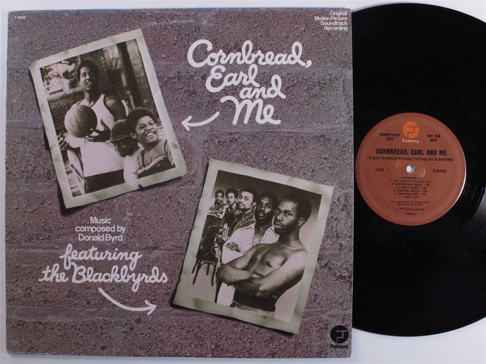 CORNBREAD, EARL AND ME OST Donald Byrd FANTASY LP promo c