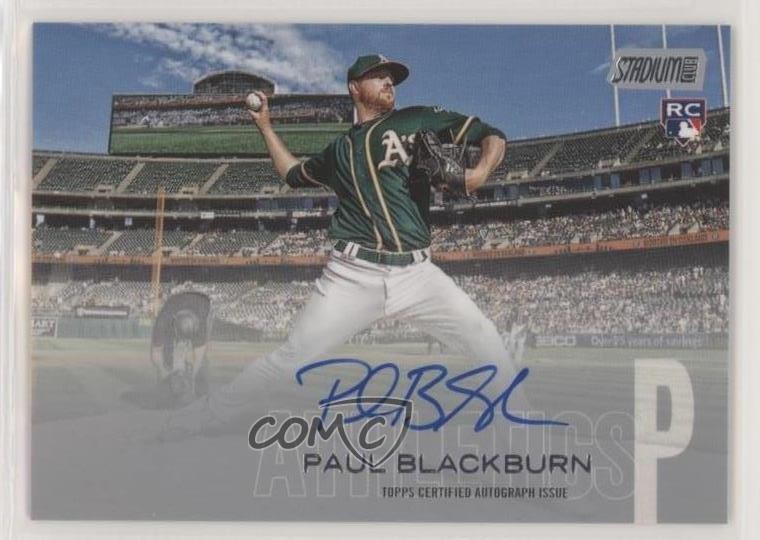 2018 Topps Stadium Club Paul Blackburn #SCA-PB Rookie Auto RC 8k4Fulfilled by COMC - World’s largest consignment service