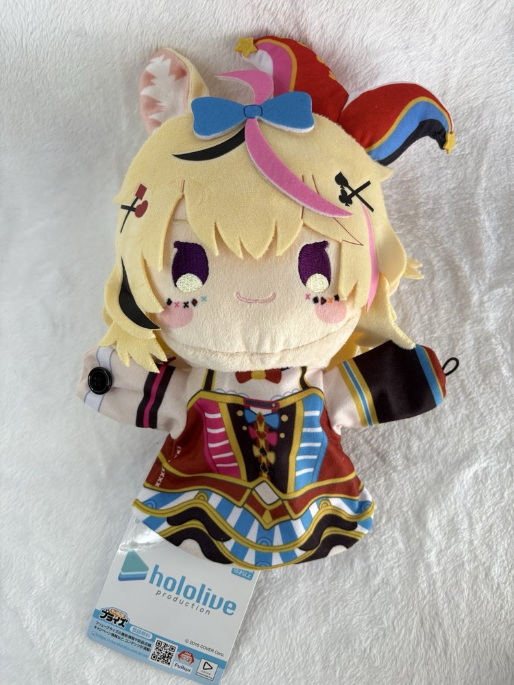 Hololive Omaru Polka VTuber Hand Puppet Plush Doll 10