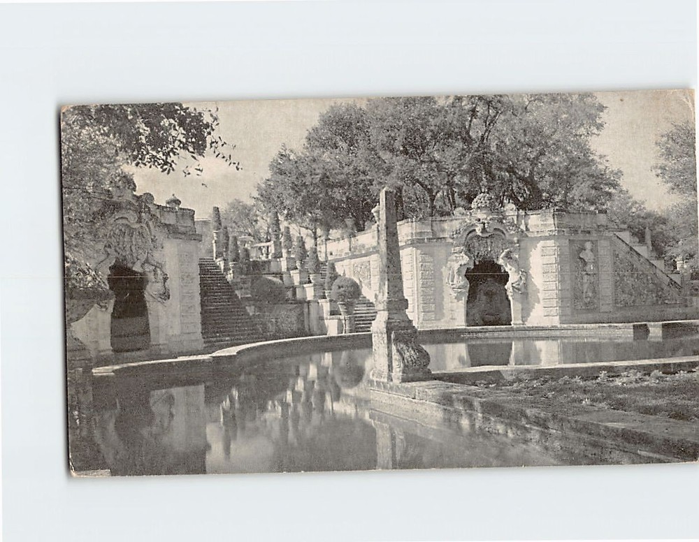 Postcard Vizcaya Miami Florida USA