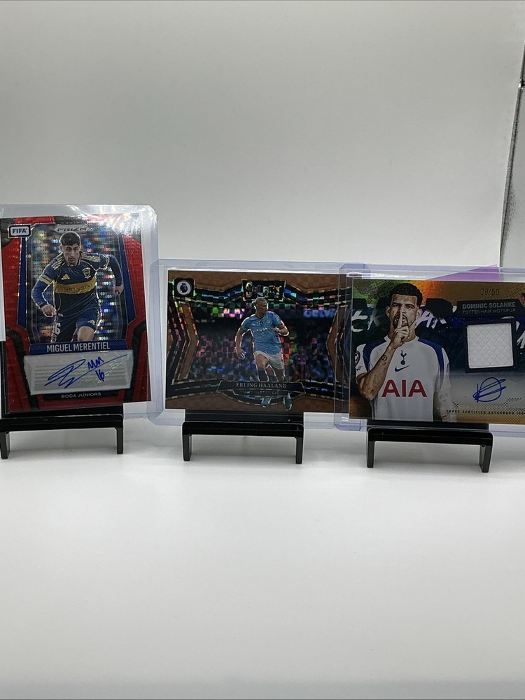 Soccer Numbered/ Auto Lot- 6 Cards