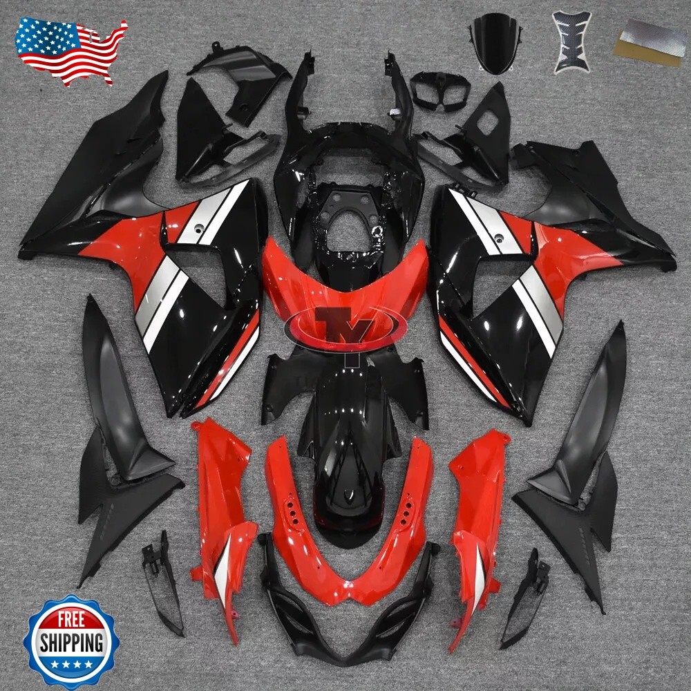 Red Black Injection ABS Fairing Kit For Suzuki GSXR1000 K9 2009-2016 Bodywork