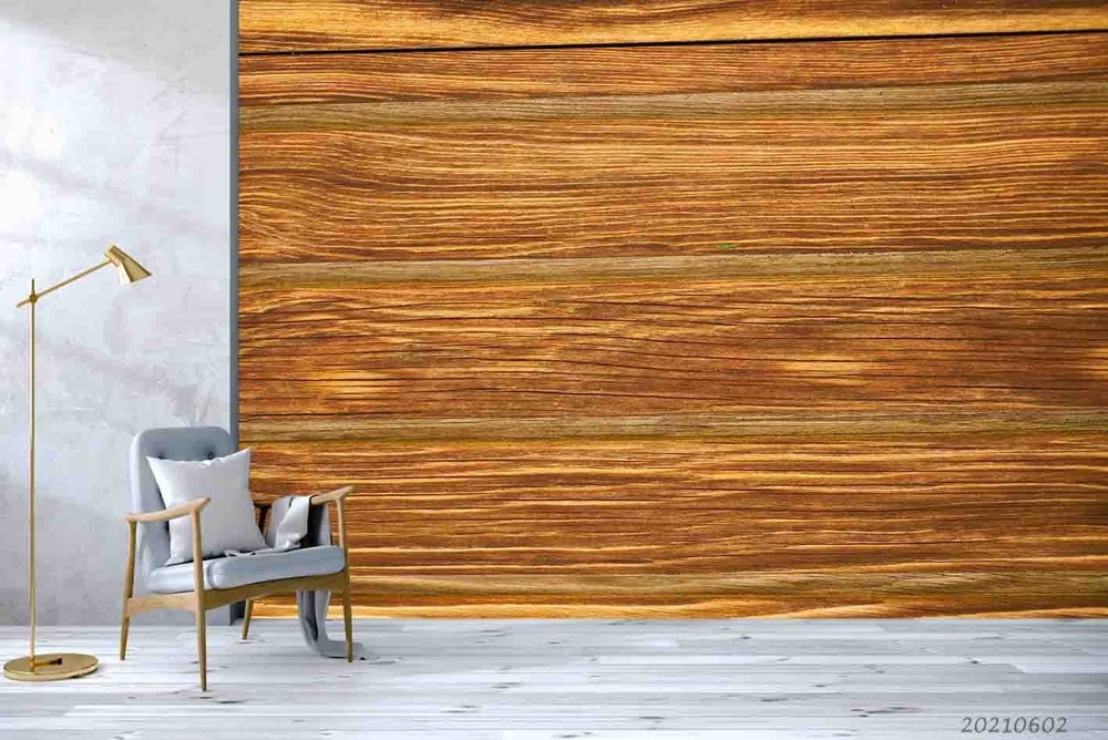 3D Brown Wood Grain Wall Murals Wallpaper Murals Wall Sticker