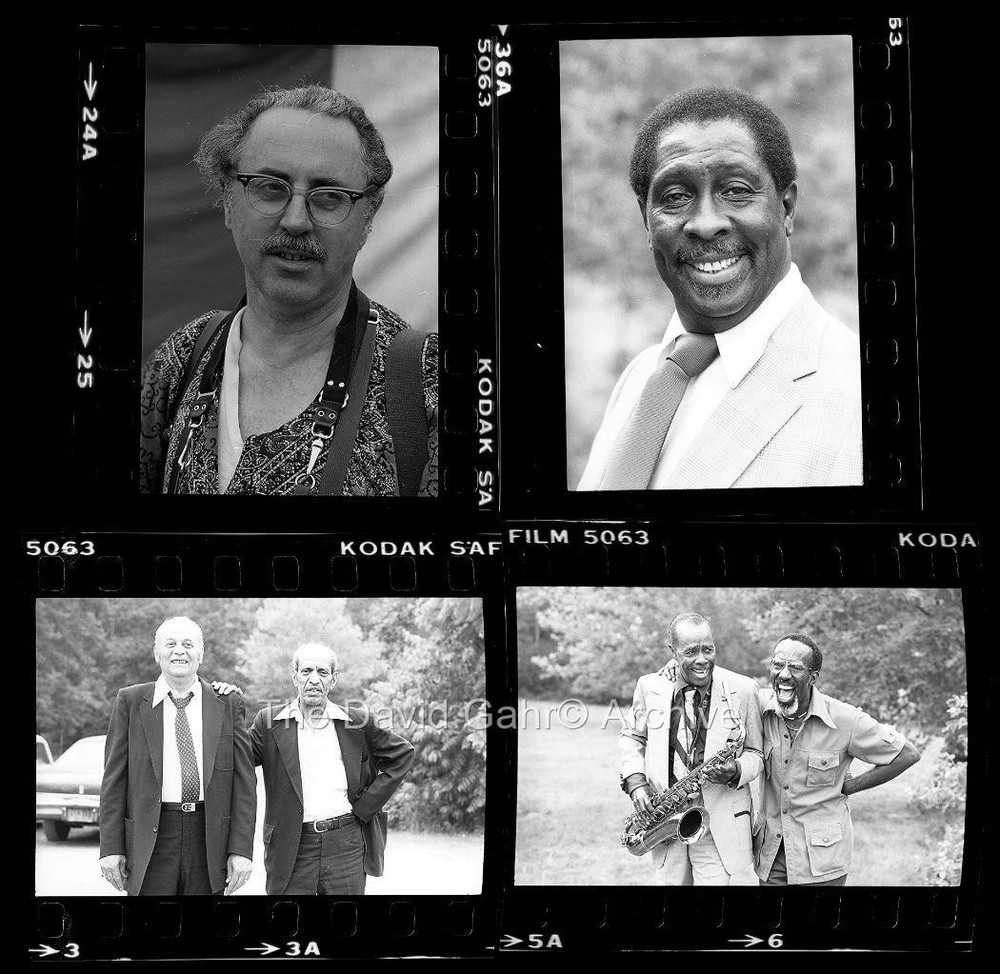 '80 Panama Francis Buddy Tate Newport Jazz Fest Gahr 35mm 4 Negative Lot C663
