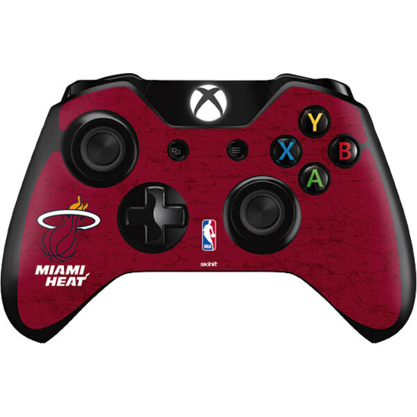 NBA Miami Heat Xbox One Controller Skin - Miami Heat Red Primary Logo