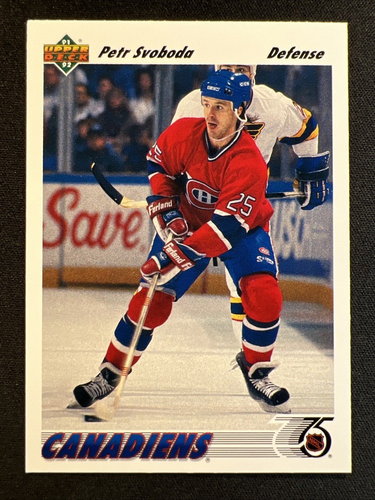 1992 Upper Deck: NHL #285 Petr Svoboda/Canadiens/D 🏒🐷🏒