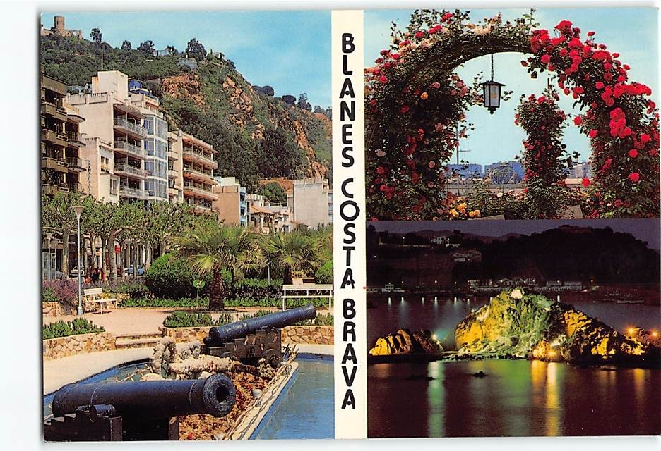 Postcard Blanes Spain