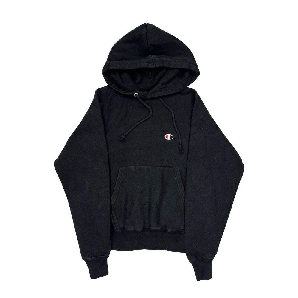 Reverse Weave Champion Hoodie - XS Black Cotton