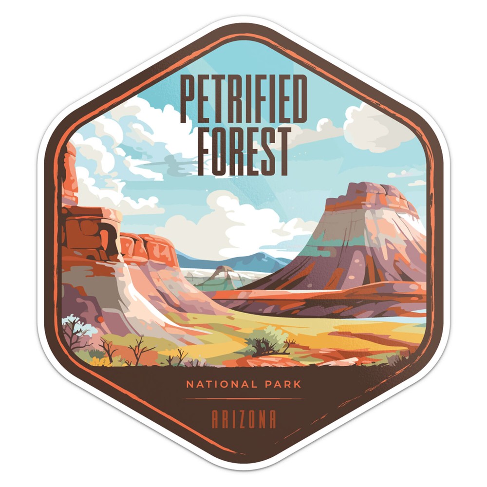 Petrified Forest National Park Car Bumper Sticker Vinyl Decal