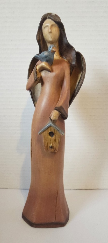 Vtg TII Collection Tall Resin Angel Figurine