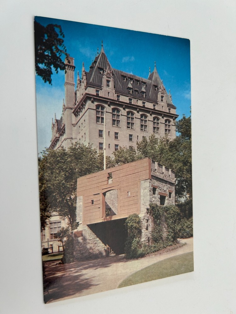The Fort Garry Hotel and the Old Gate Winnipeg Manitoba Canada Postcard