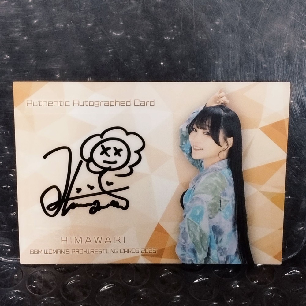 BBM 2025 Women's Pro Wrestling Himawari Autograph Card 72/100 TJPW Japan