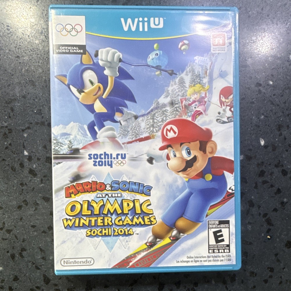 Nintendo | Mario & Sonic Olympic Winter Games Sochi 2014 | Wii U | Tested & Wrks
