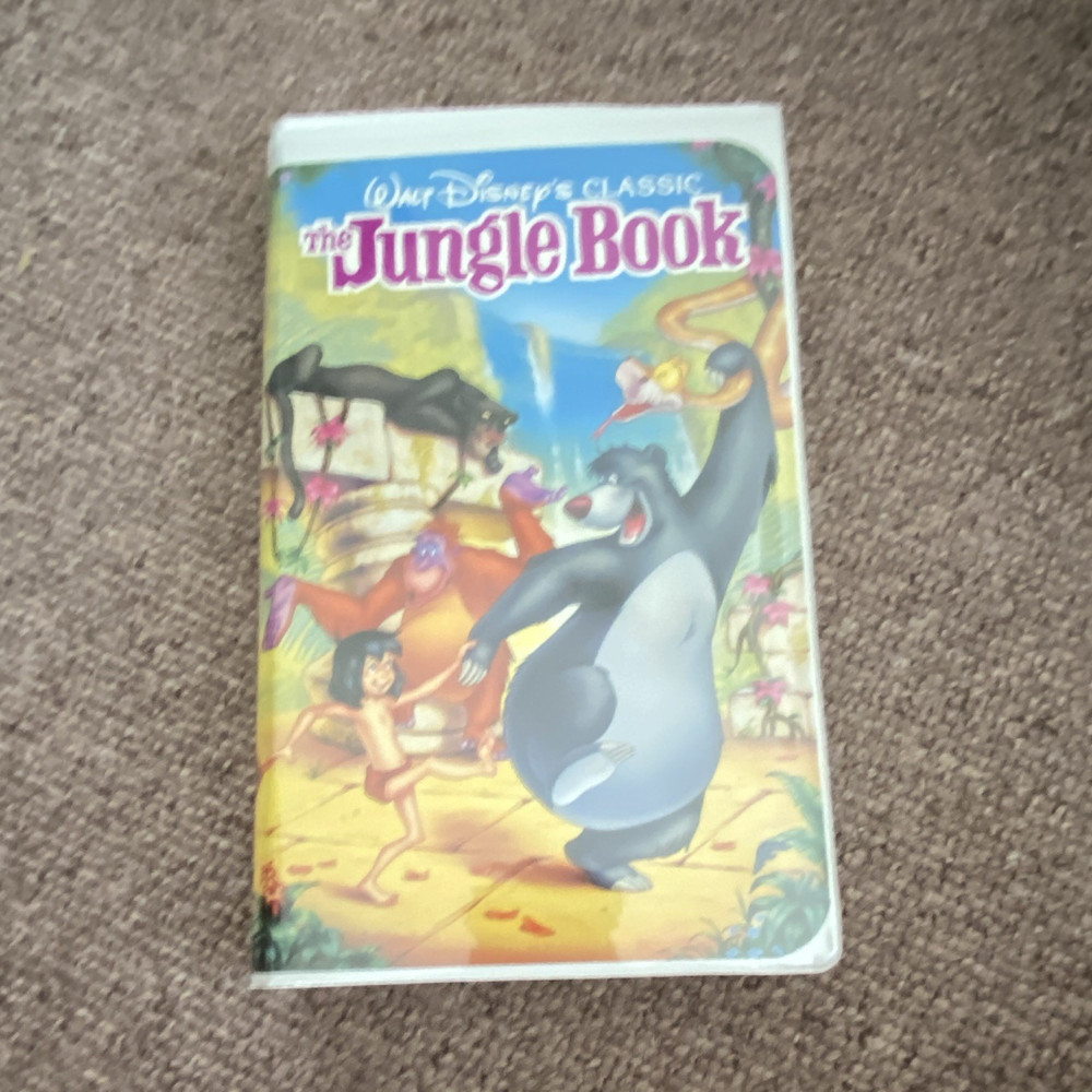 Disney The Jungle Book VHS NTSC G 1967 English Clamshell Walt Disney's Classic