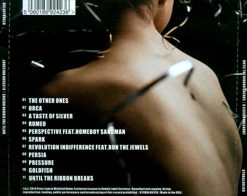 Until The Ribbon Breaks Lesson Unlearnt New Cd