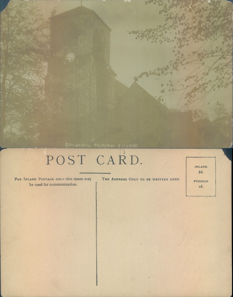 Coleraine Parish Church Architecture Religion Real Photo RPPC